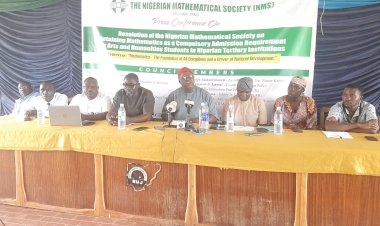 Nigerian Mathematical Society urges retention of Mathematics as compulsory tertiary admission requirement