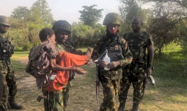 Troops rescue kidnap victim found in chains, destroy terror camps in Katsina forest