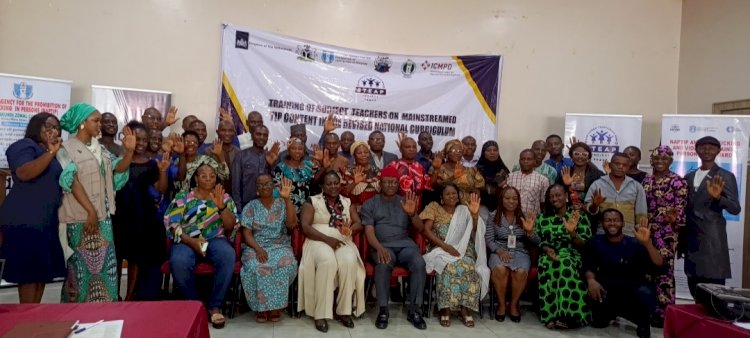 NAPTIP, ICMPD train Benue subject teachers on Mainstreamed TIP Content in the Revised National Curriculum, as state tops human trafficking index
