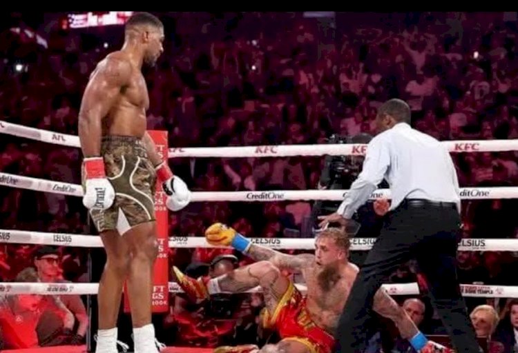 Jake Paul hospitalised after knockout loss to Anthony Joshua in Miami