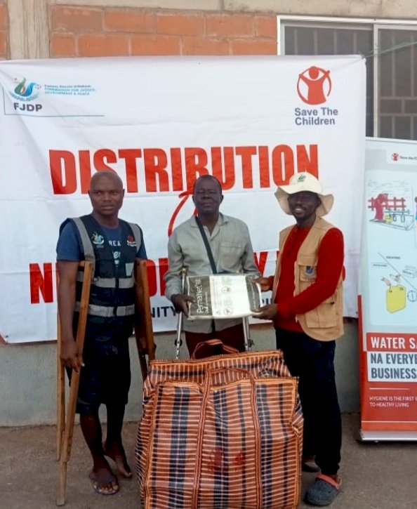 FJDP distributes dignity, hygiene kits to vulnerable IDPs in Makurdi