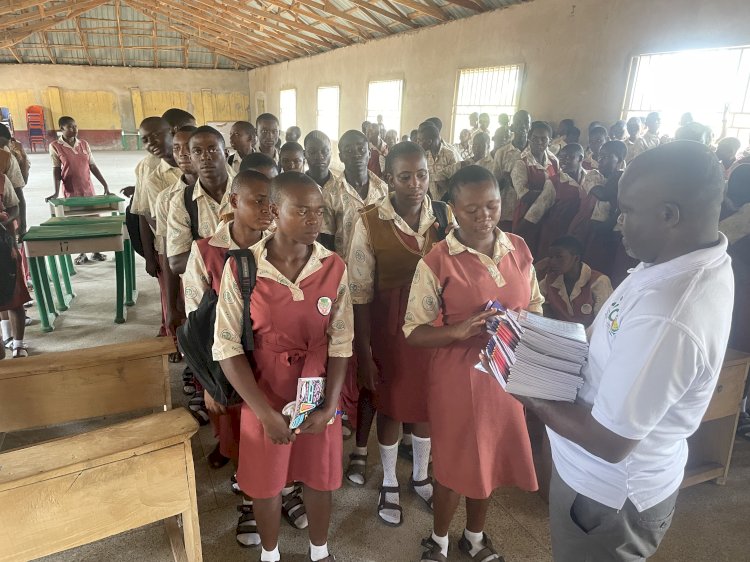 NIDO Africa sensitises Benue students on dangers of human trafficking and drug abuse, distributes flyers, books