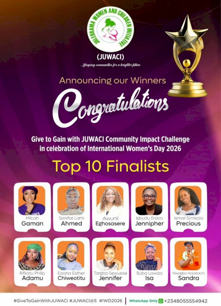 Benue NGO selects 10 Young Changemakers from 293 applicants in JUWACI Community Impact Challenge