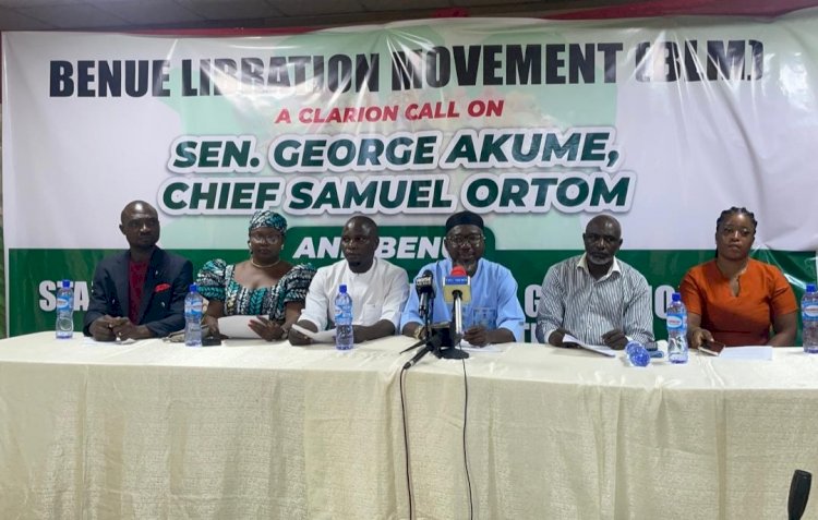 BLM urges Akume, Ortom to zone 2027 Benue gov'ship to Kwande, cites equity and historical imbalance