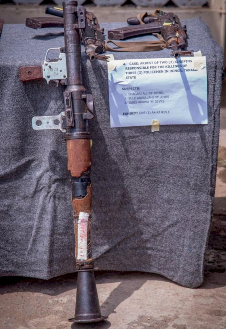 Police smash terror, kidnap syndicates nationwide, arrest 50 suspects, recover anti-aircraft launcher, 17 rifles