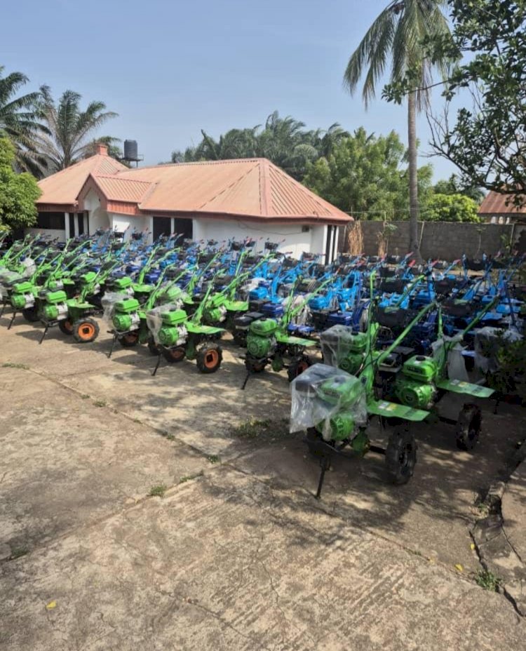 N-HYPPADEC empowers Benue farmers with 90 power tillers
