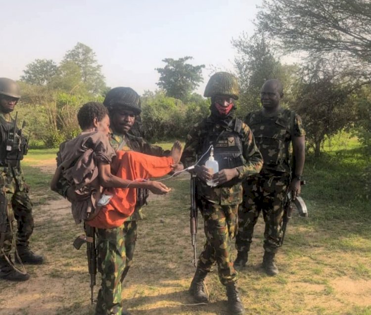 Troops rescue kidnap victim found in chains, destroy terror camps in Katsina forest