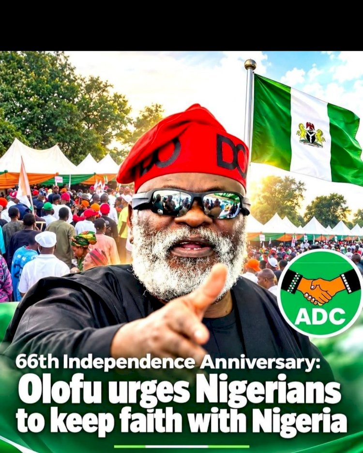 Nigeria @ 66: Olofu urges Nigerians to keep faith with country